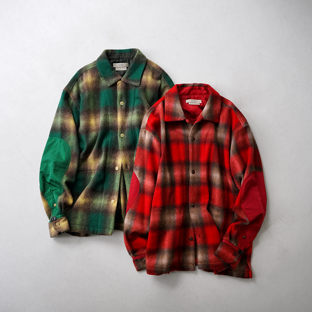 NORBIT / Camisa a cuadros degradados