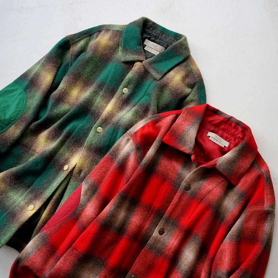 NORBIT / Camisa a cuadros degradados
