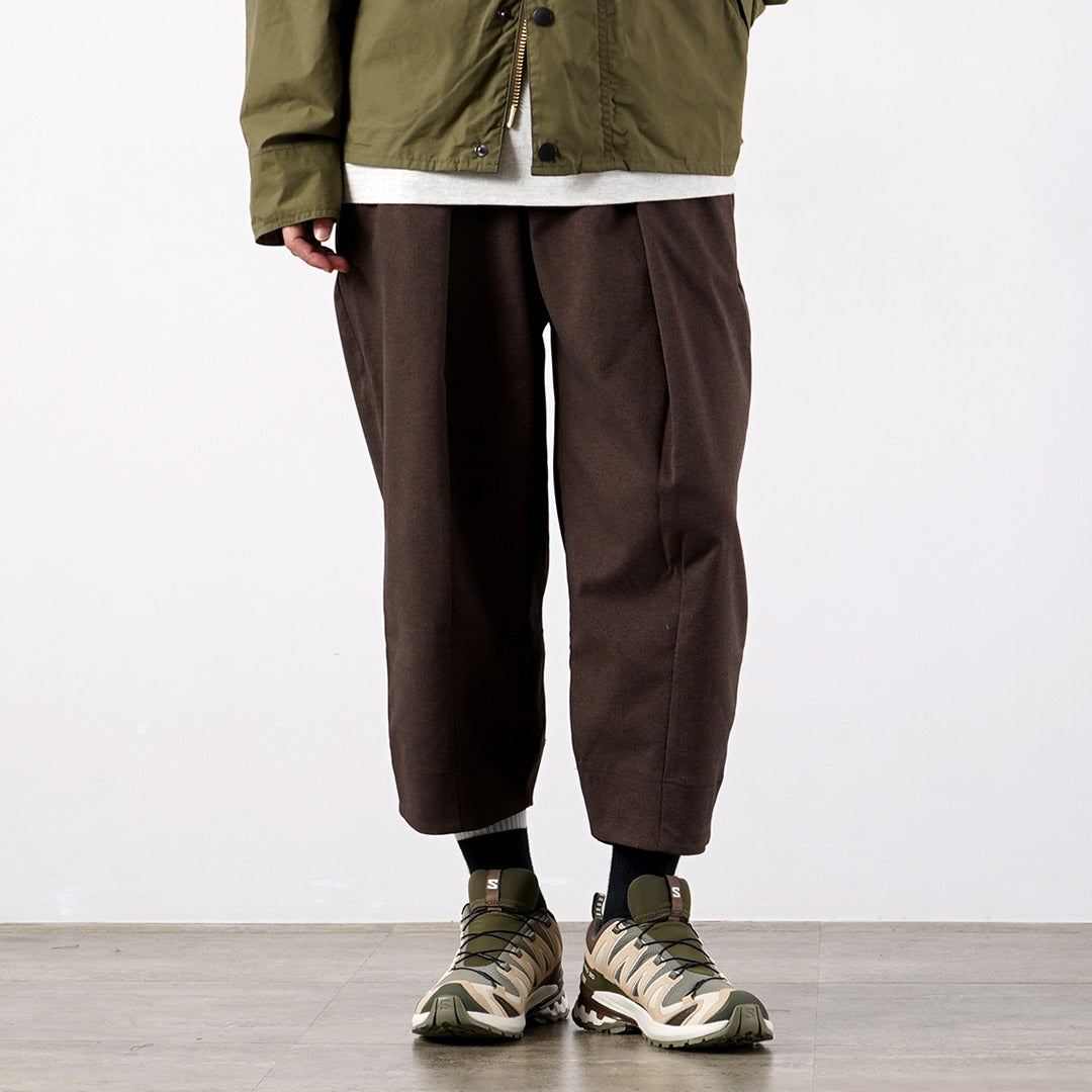 NORBIT / Tech Wool Cropped Easy Pants