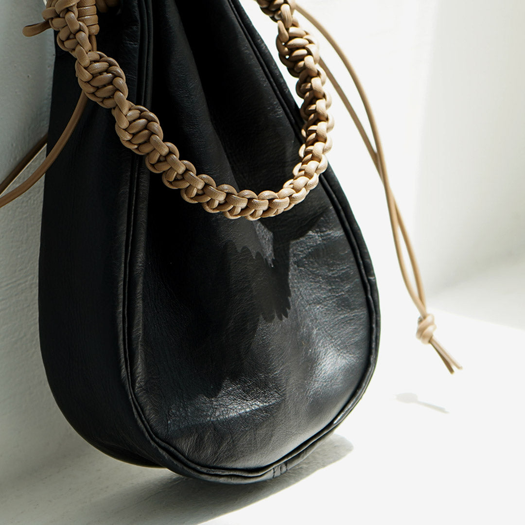 SENTI / Dyneema Leather Medicine Bag M with Hand Strap