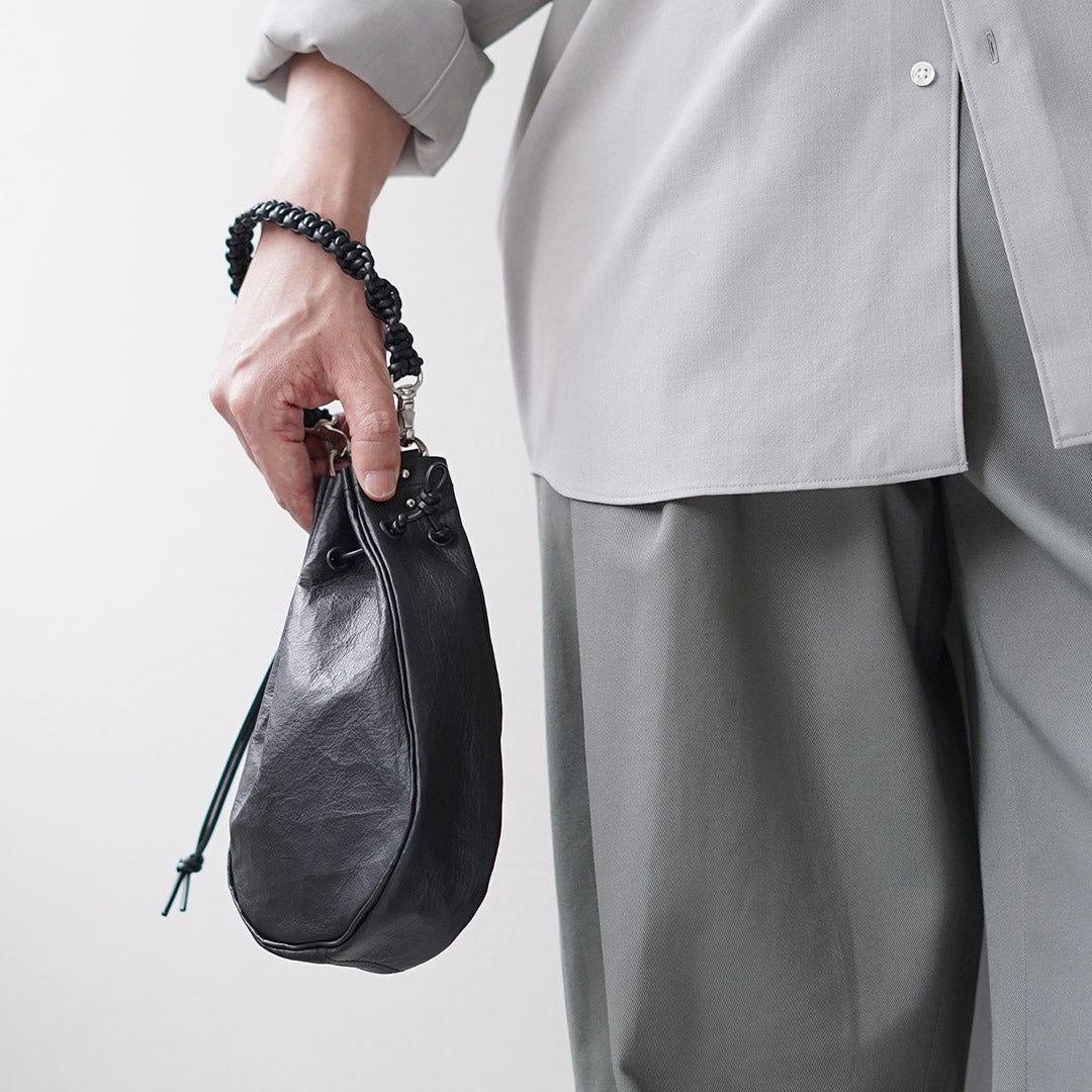 SENTI / Dyneema Leather Medicine Bag M with Hand Strap