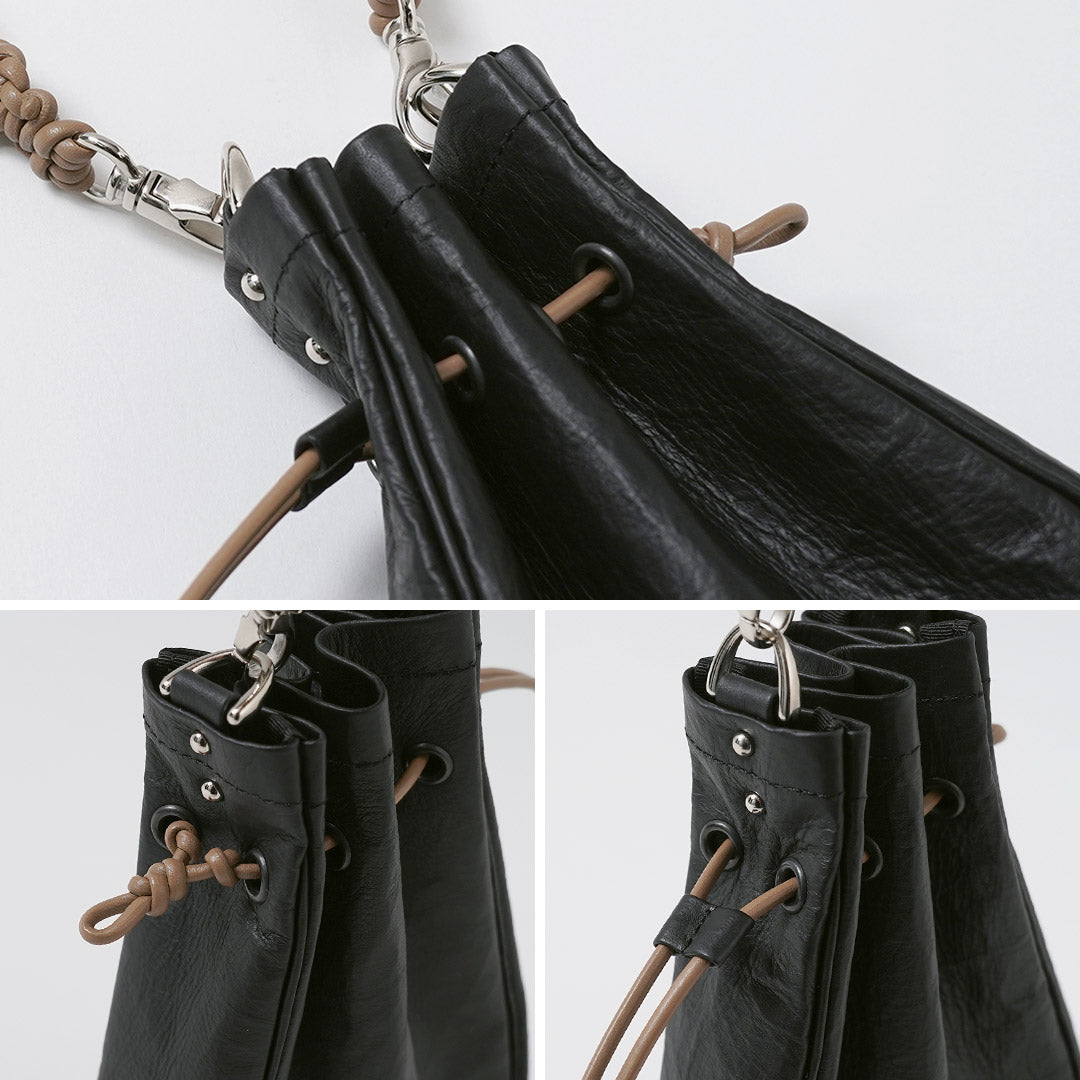 SENTI / Dyneema Leather Medicine Bag M with Hand Strap