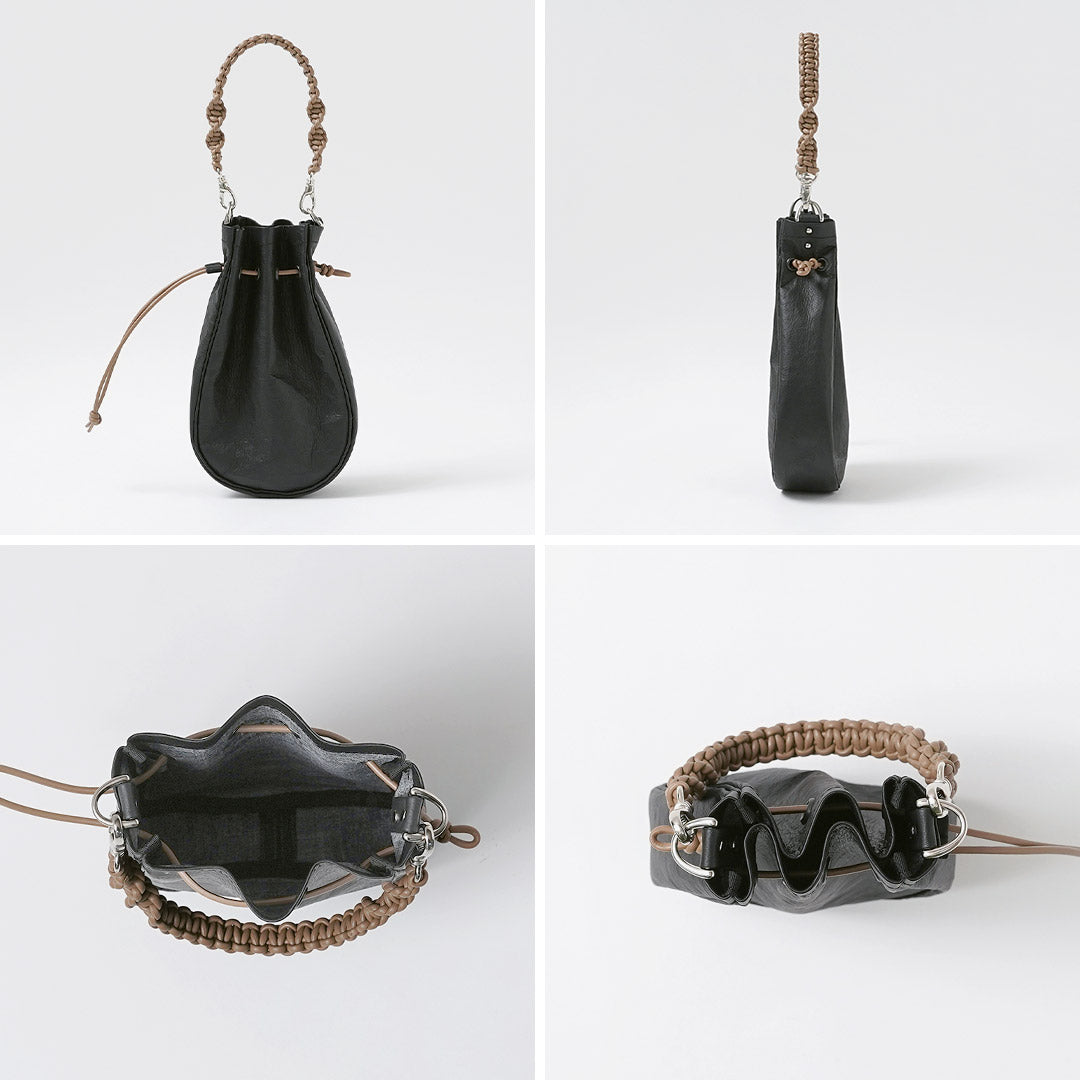 SENTI / Dyneema Leather Medicine Bag M with Hand Strap