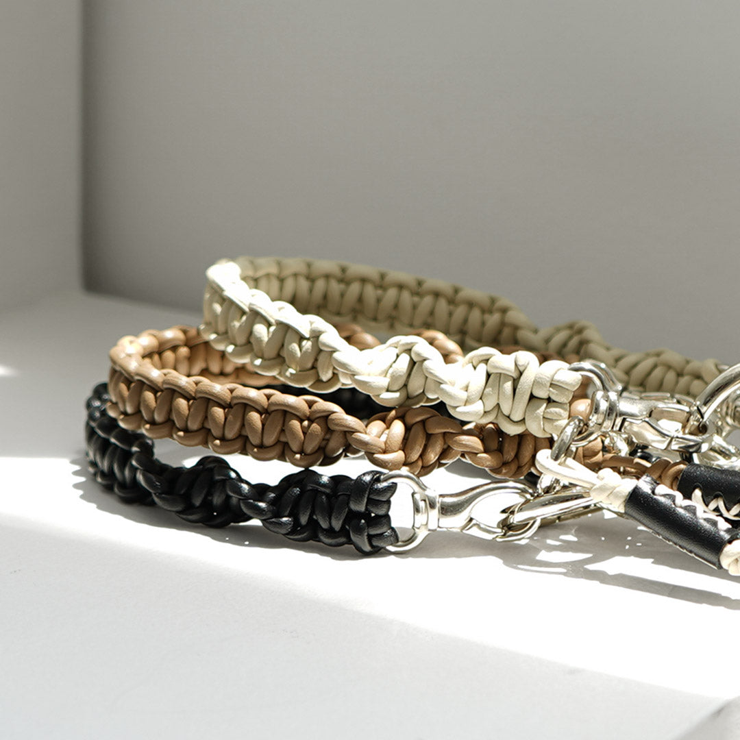 SENTI / Braided Leather Hand Strap