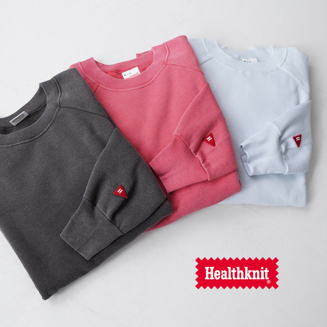 HEALTHKNIT / Sweat ras du cou classique (finition vintage)