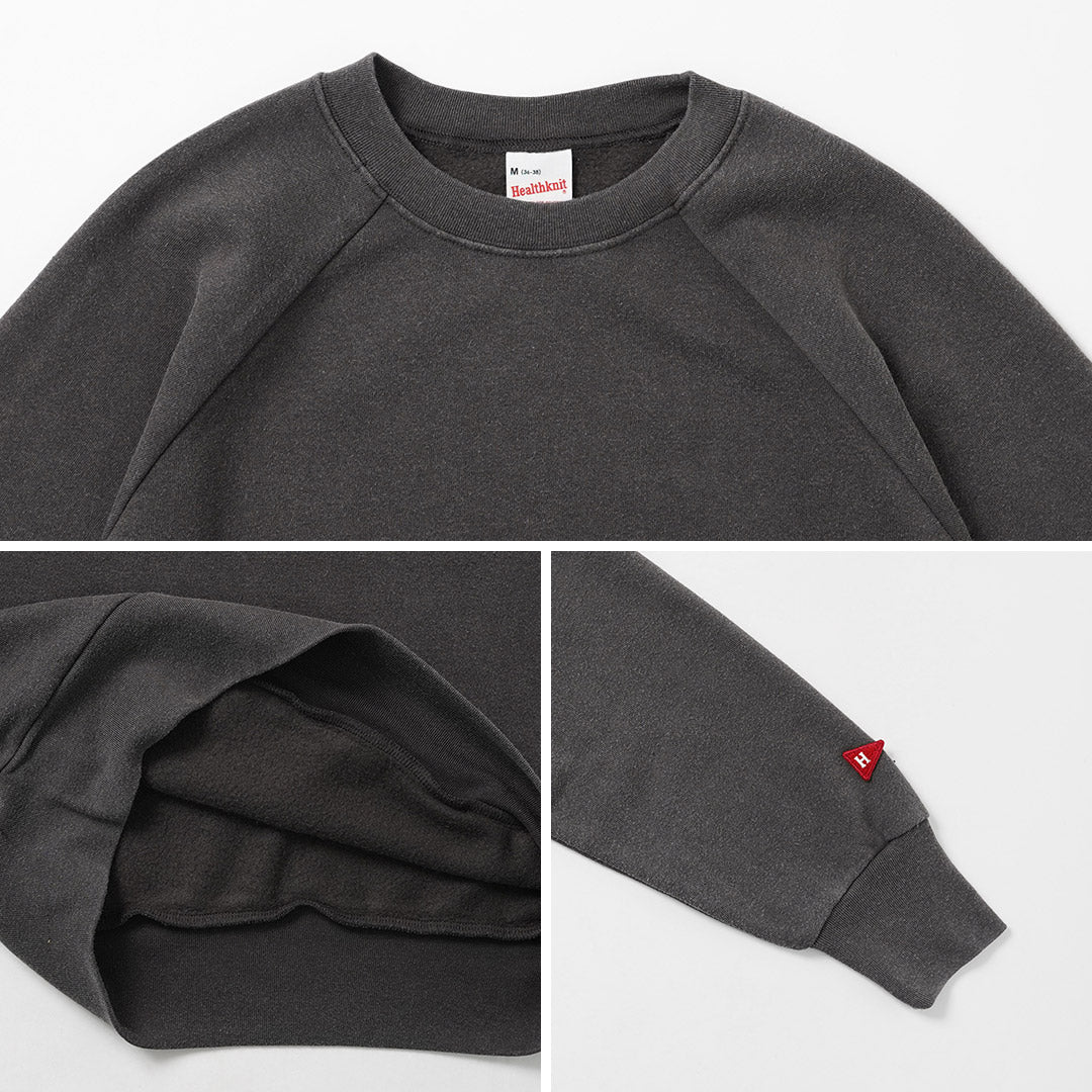 HEALTHKNIT / Sweat ras du cou classique (finition vintage)