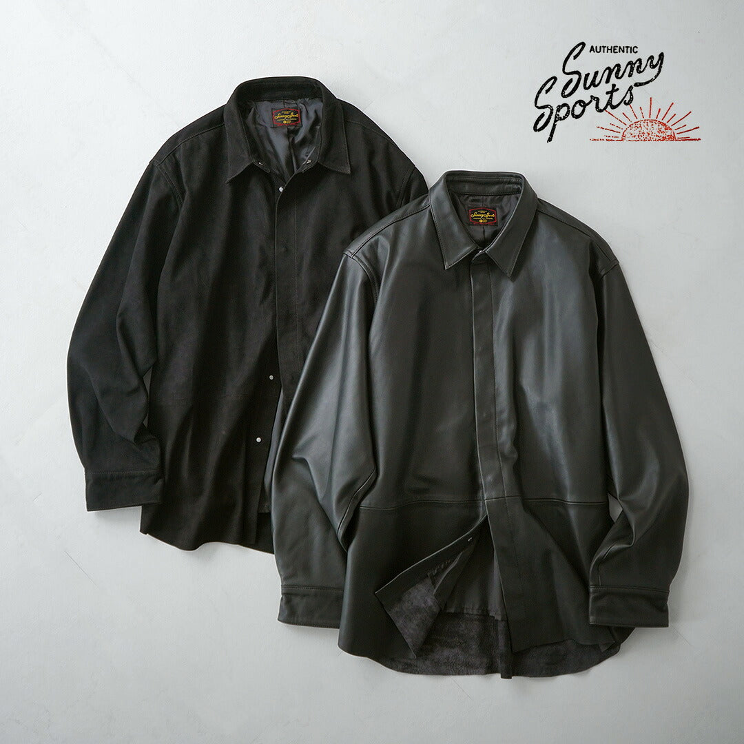 SUNNY SPORTS / Chaqueta camisera de cuero