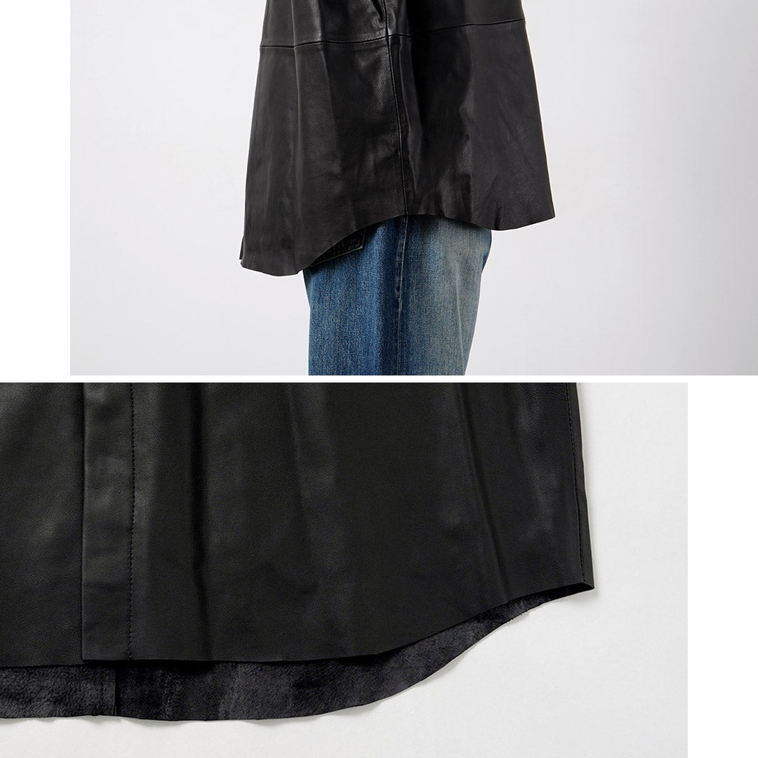 SUNNY SPORTS / Chaqueta camisera de cuero