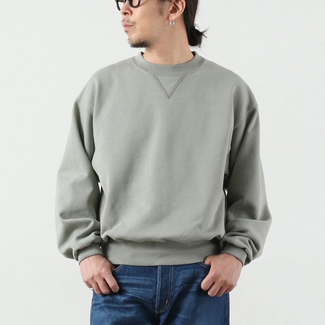 REMI RELIEF / Sudadera exclusiva de algodón con cuello redondo Russell Athletic Body Pro procesada SP