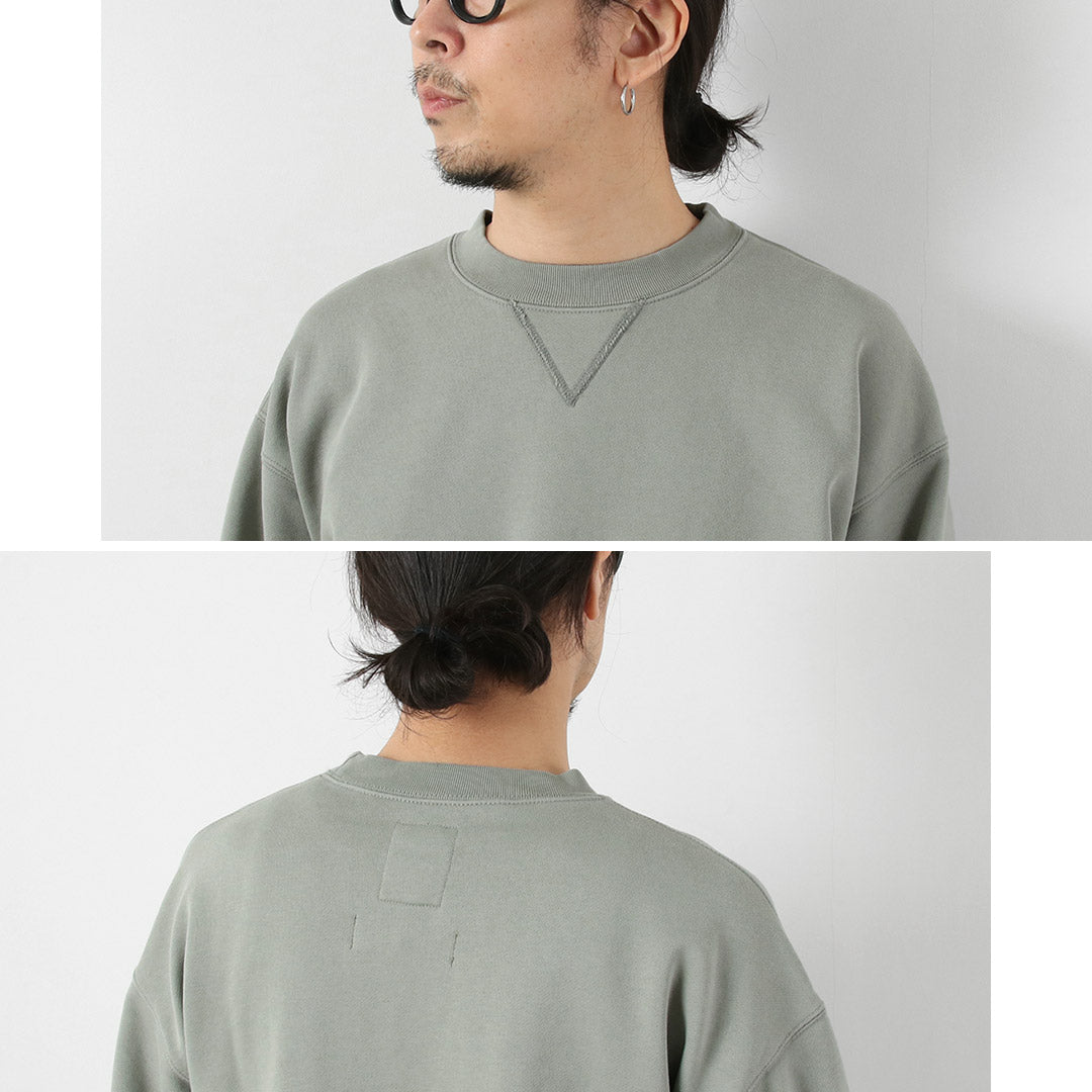 REMI RELIEF / Sudadera exclusiva de algodón con cuello redondo Russell Athletic Body Pro procesada SP
