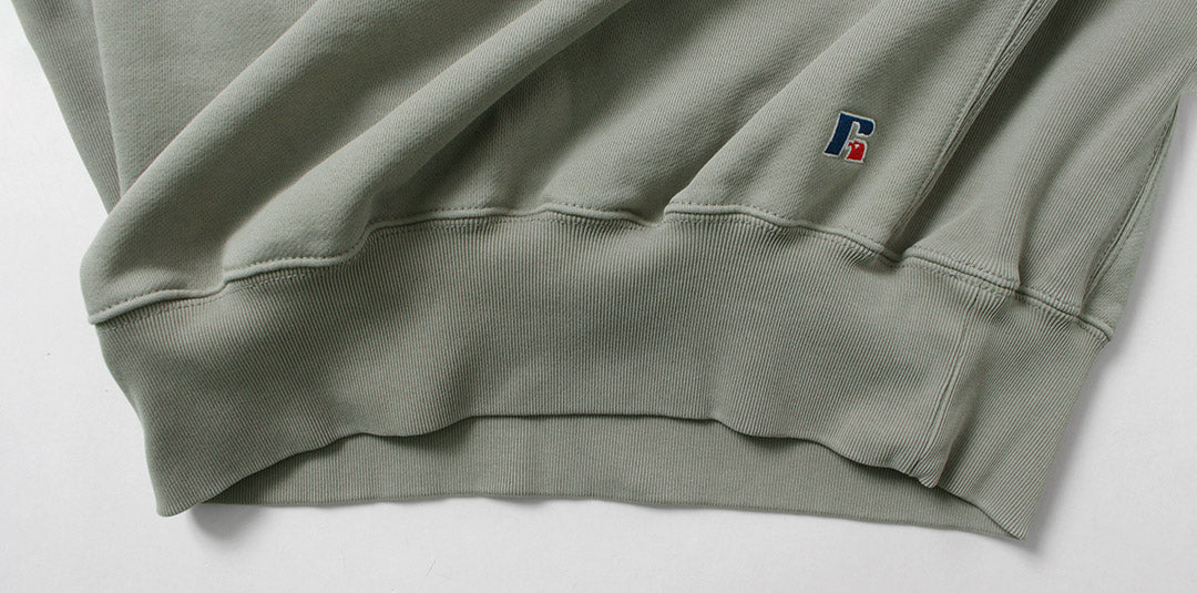 REMI RELIEF / Sudadera exclusiva de algodón con cuello redondo Russell Athletic Body Pro procesada SP