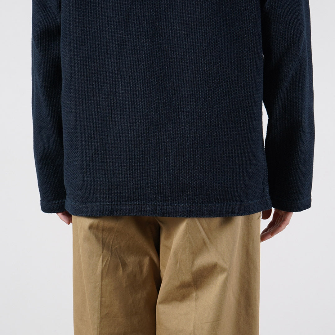 FOB FACTORY / F2468 Veste Sashiko Indigo