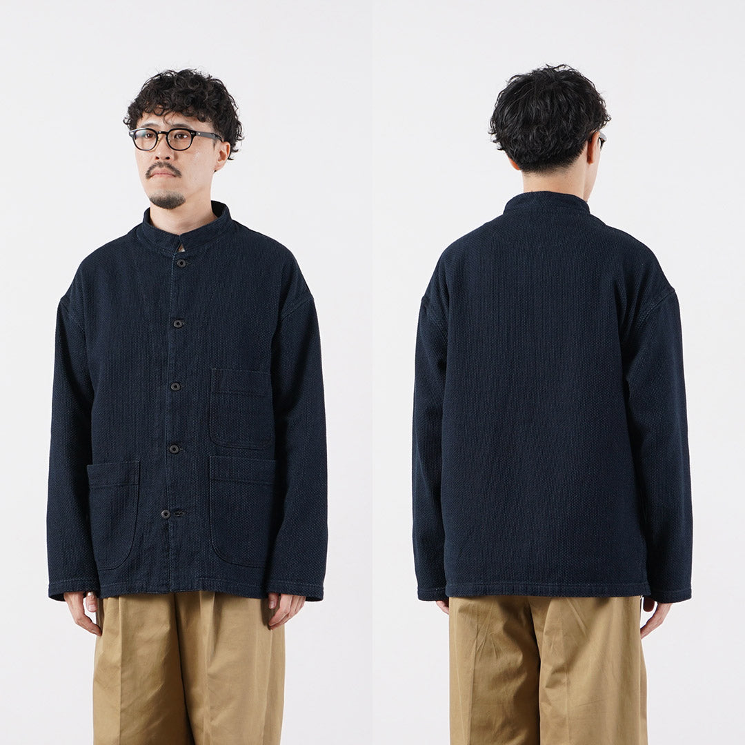 FOB FACTORY / F2468 Veste Sashiko Indigo