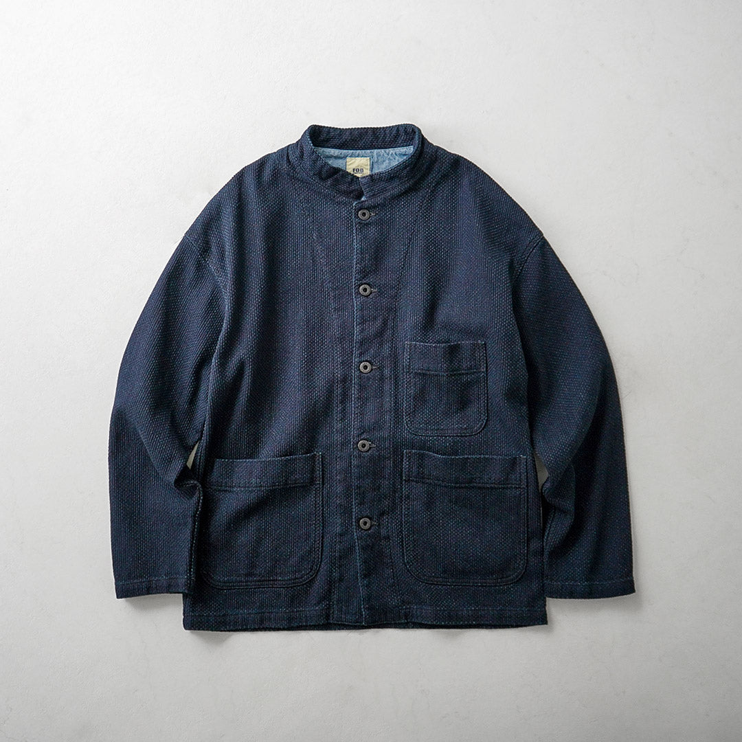 FOB FACTORY / F2468 Veste Sashiko Indigo