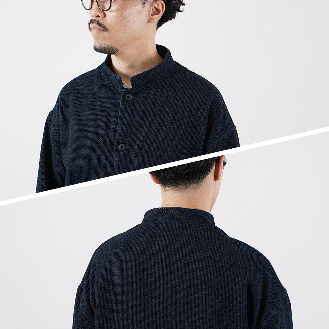 FOB FACTORY / F2468 Veste Sashiko Indigo