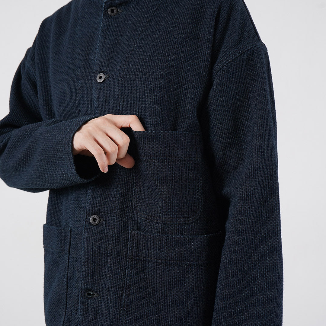 FOB FACTORY / F2468 Veste Sashiko Indigo