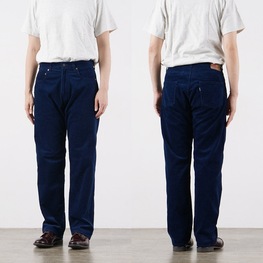 FOB FACTORY / F1154 Indigo Corduroy 5-Pocket Pants