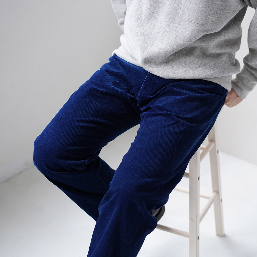 FOB FACTORY / F1154 Indigo Corduroy 5-Pocket Pants