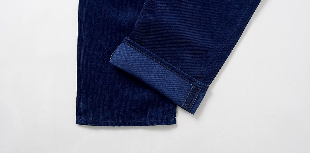 FOB FACTORY / F1154 Indigo Corduroy 5-Pocket Pants
