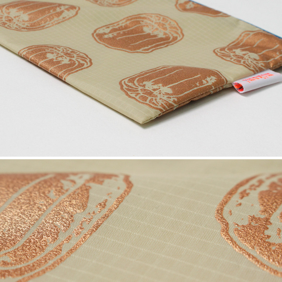 MIKAMI / Hand-Printed Multi-Zip Nylon Pouch