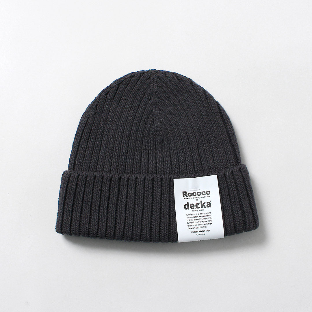 DECKA QUALITY SOCKS / Cotton 100 Knit Cap