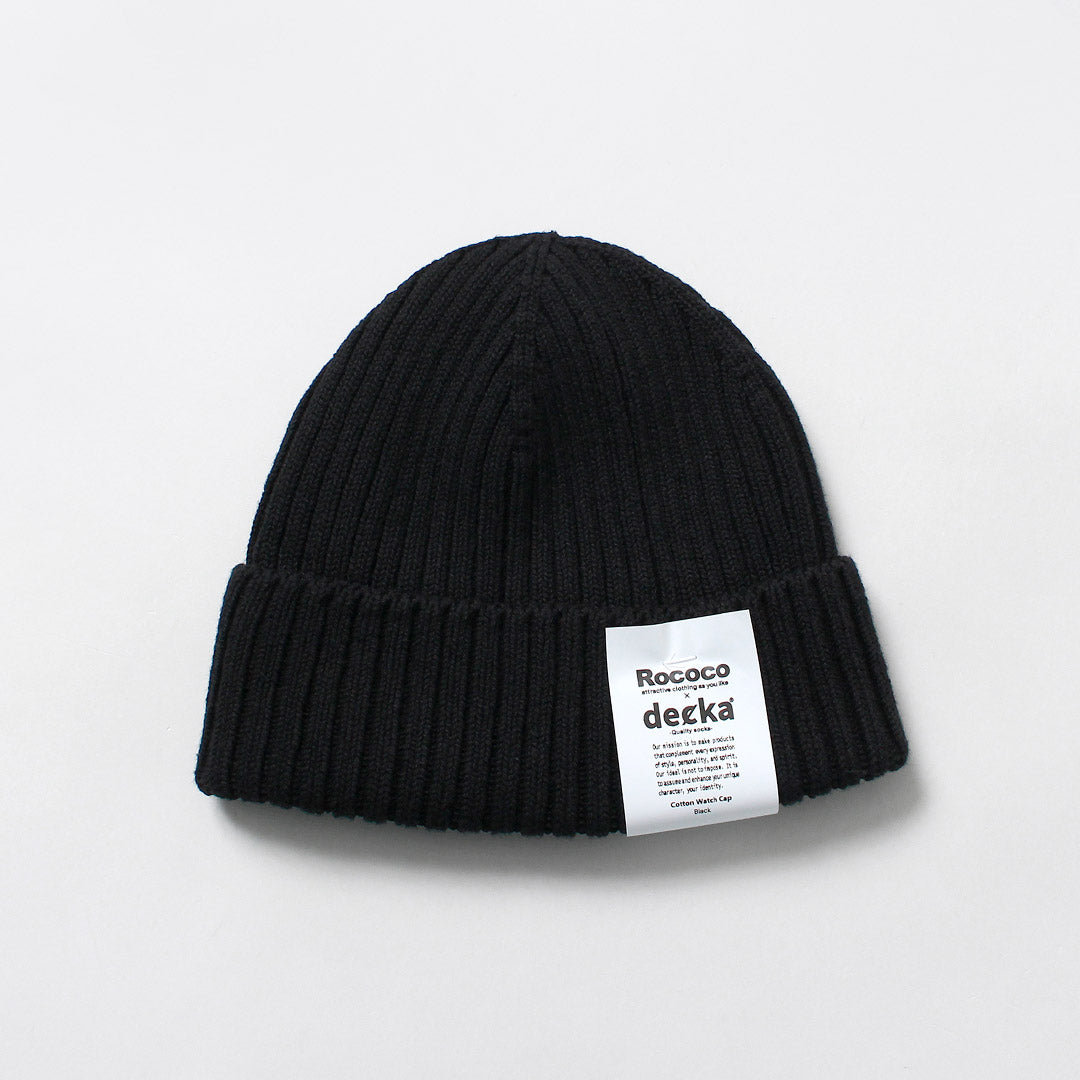 DECKA QUALITY SOCKS / Cotton 100 Knit Cap