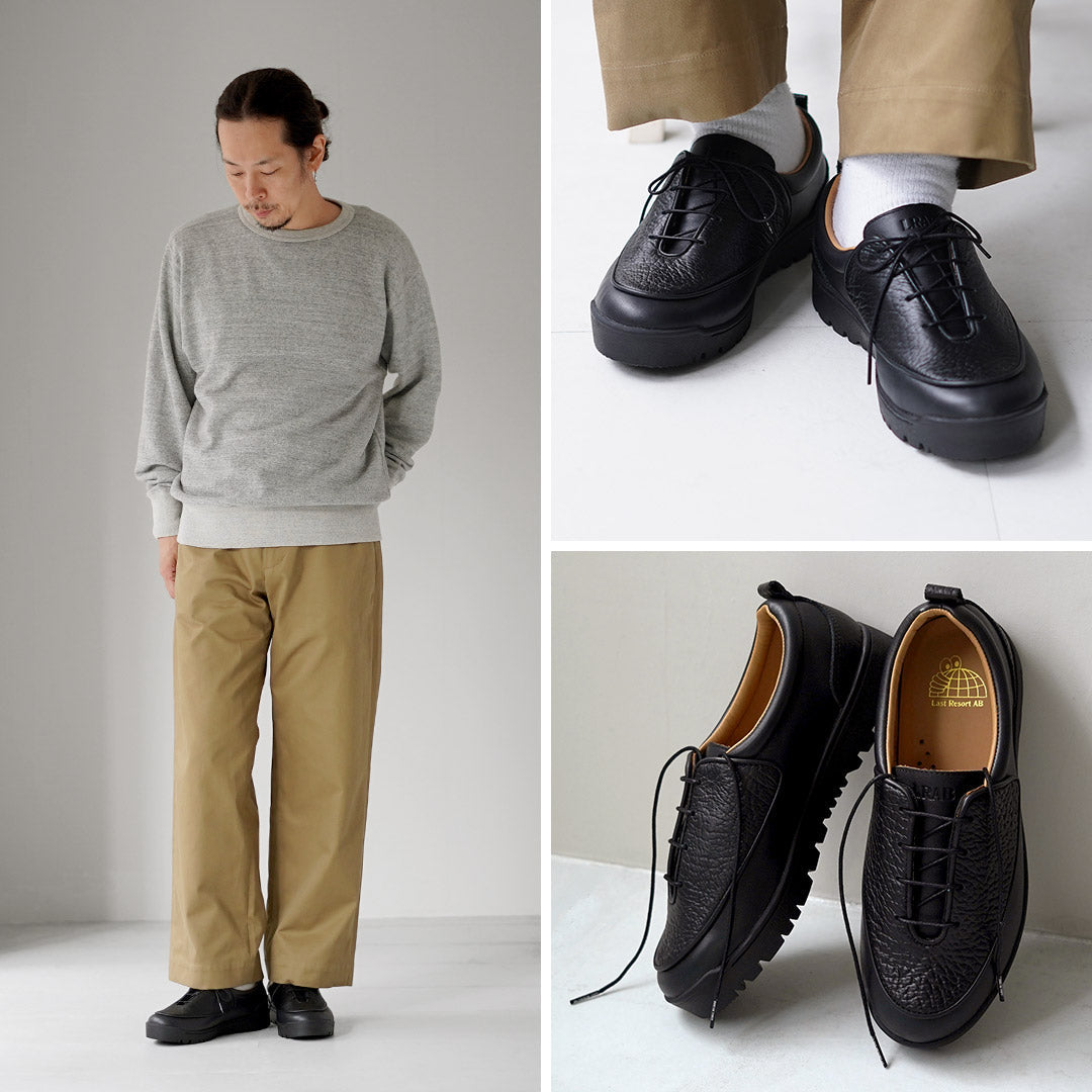 LAST RESORT AB / GM001-MT Custom Lug Sole Leather Sneakers
