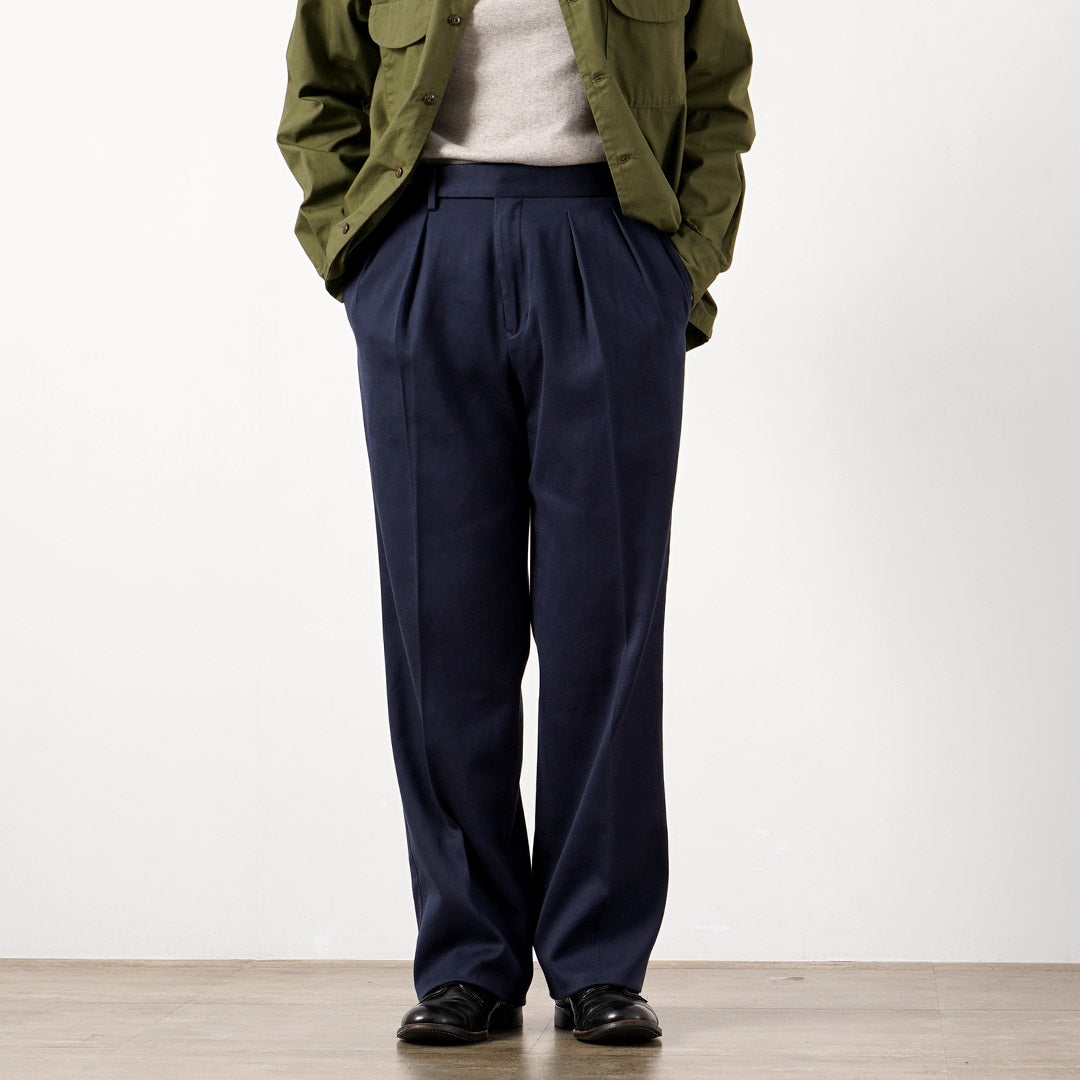 BARNSTORMER / FOB Collaboration Pleated Wide Dobby Chino Pants