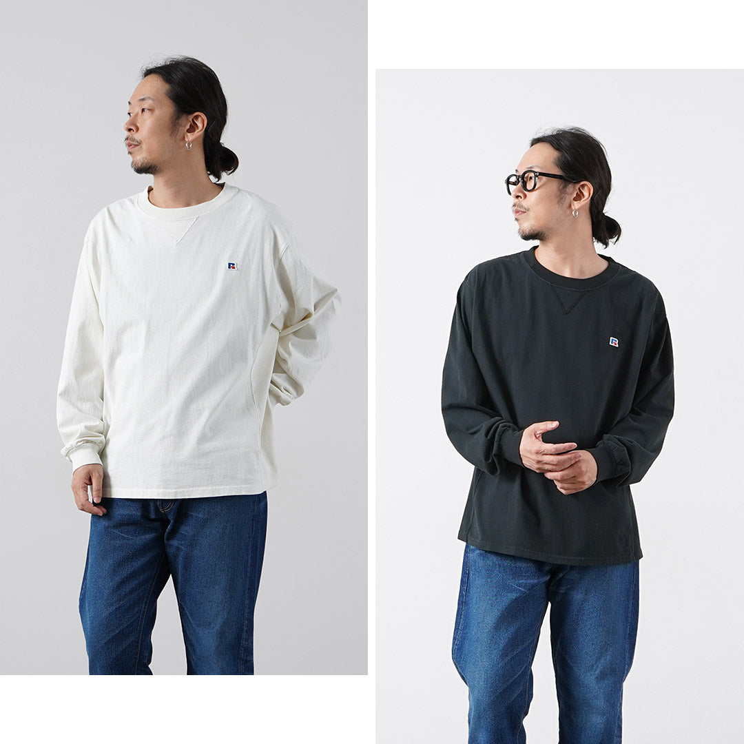 REMI RELIEF / 독점 하드 SP 마감 러셀 애슬레틱 바디 애슬레틱 저지 긴팔 티셔츠