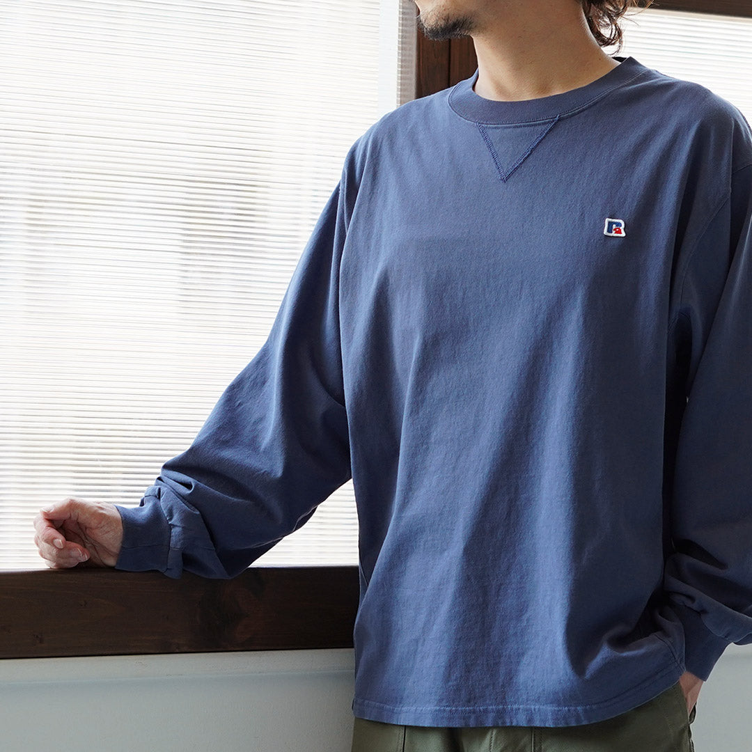 REMI RELIEF / 독점 하드 SP 마감 러셀 애슬레틱 바디 애슬레틱 저지 긴팔 티셔츠