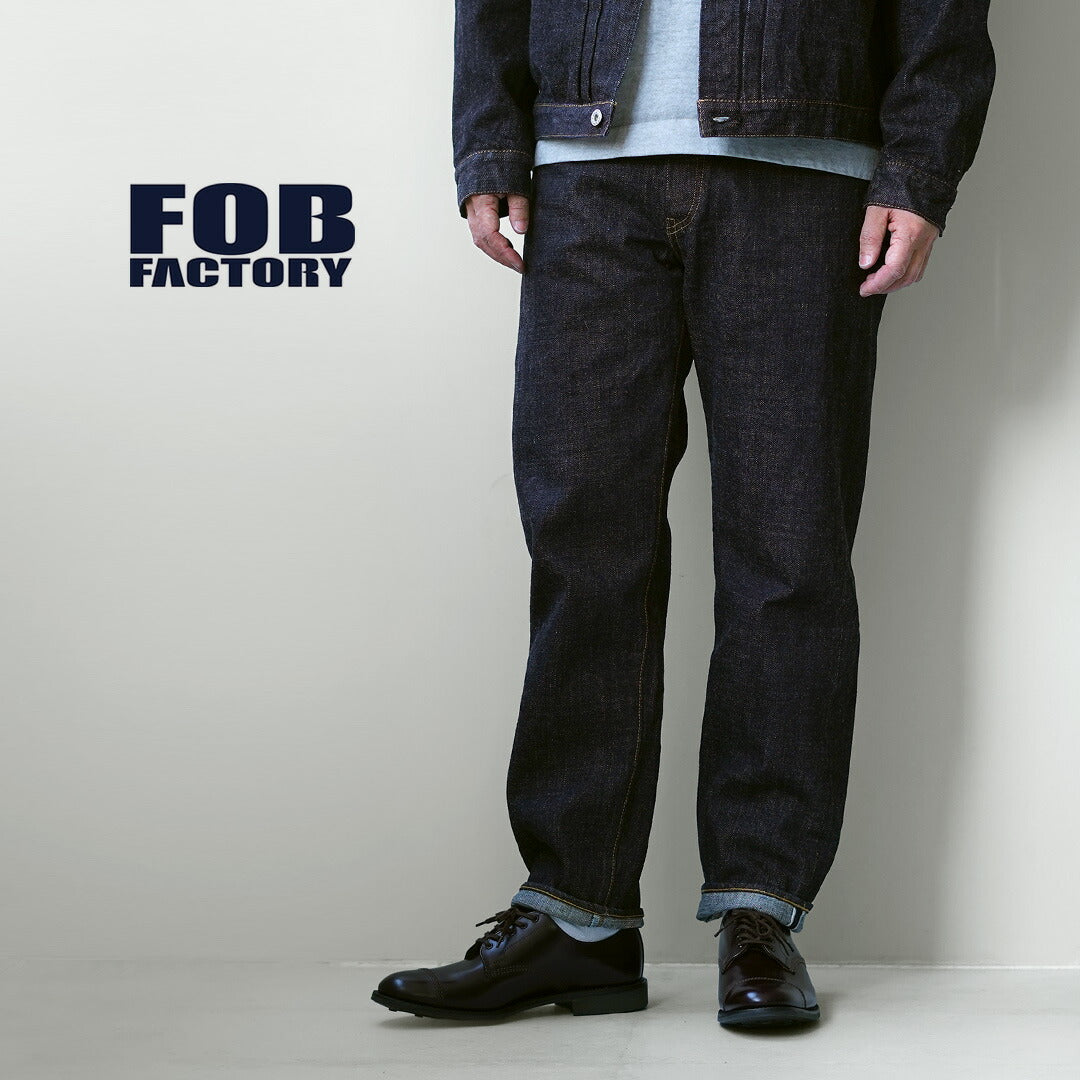 FOB FACTORY / F165-25 RS5252-UF 가라지 데님 5포켓 팬츠