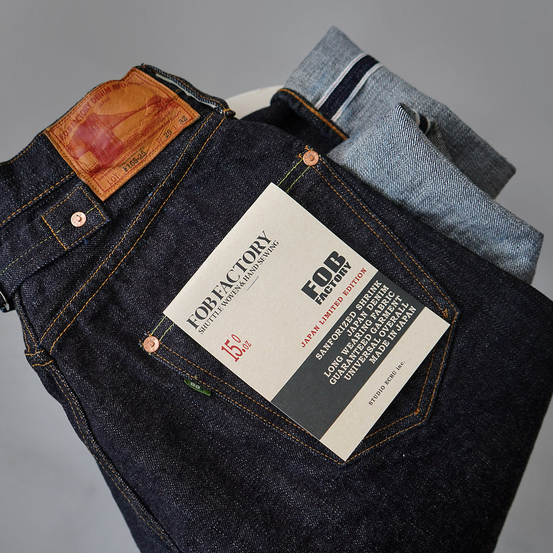 FOB FACTORY / F165-25 RS5252-UF 가라지 데님 5포켓 팬츠