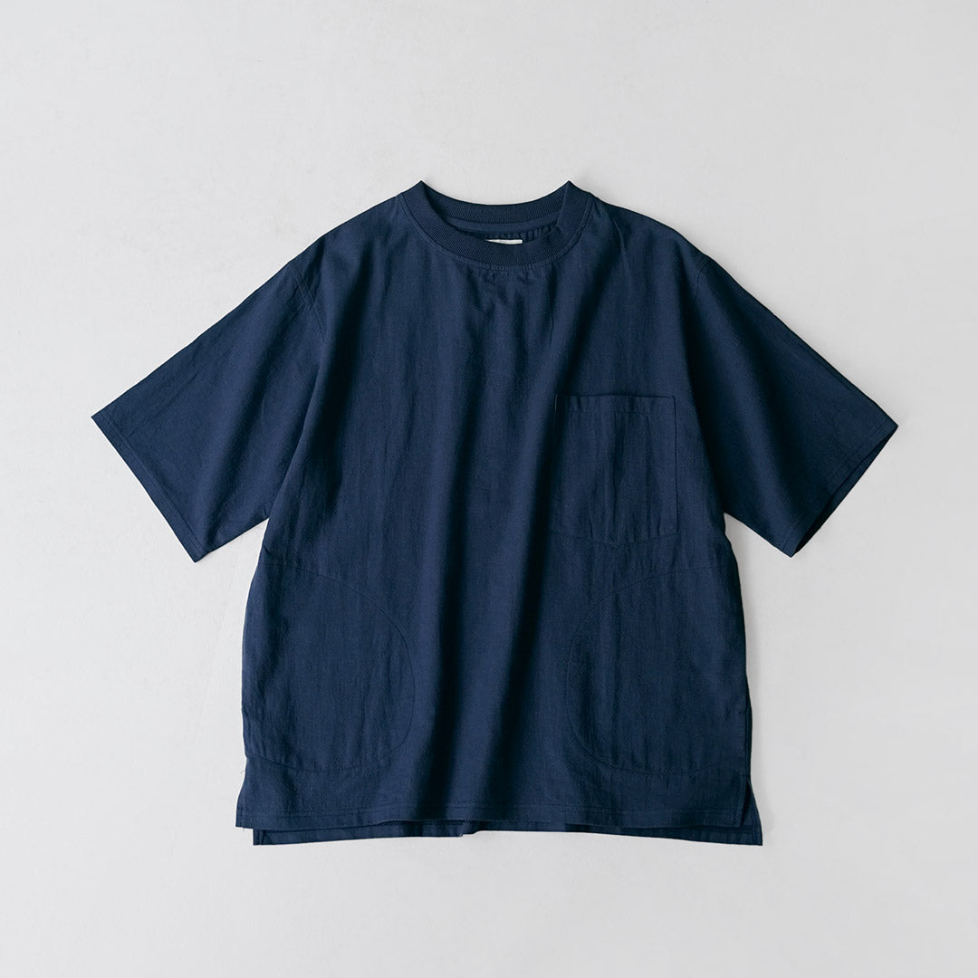 KEMA DESIGNS / Hemp Organic Cotton Woven Pocket T-Shirt