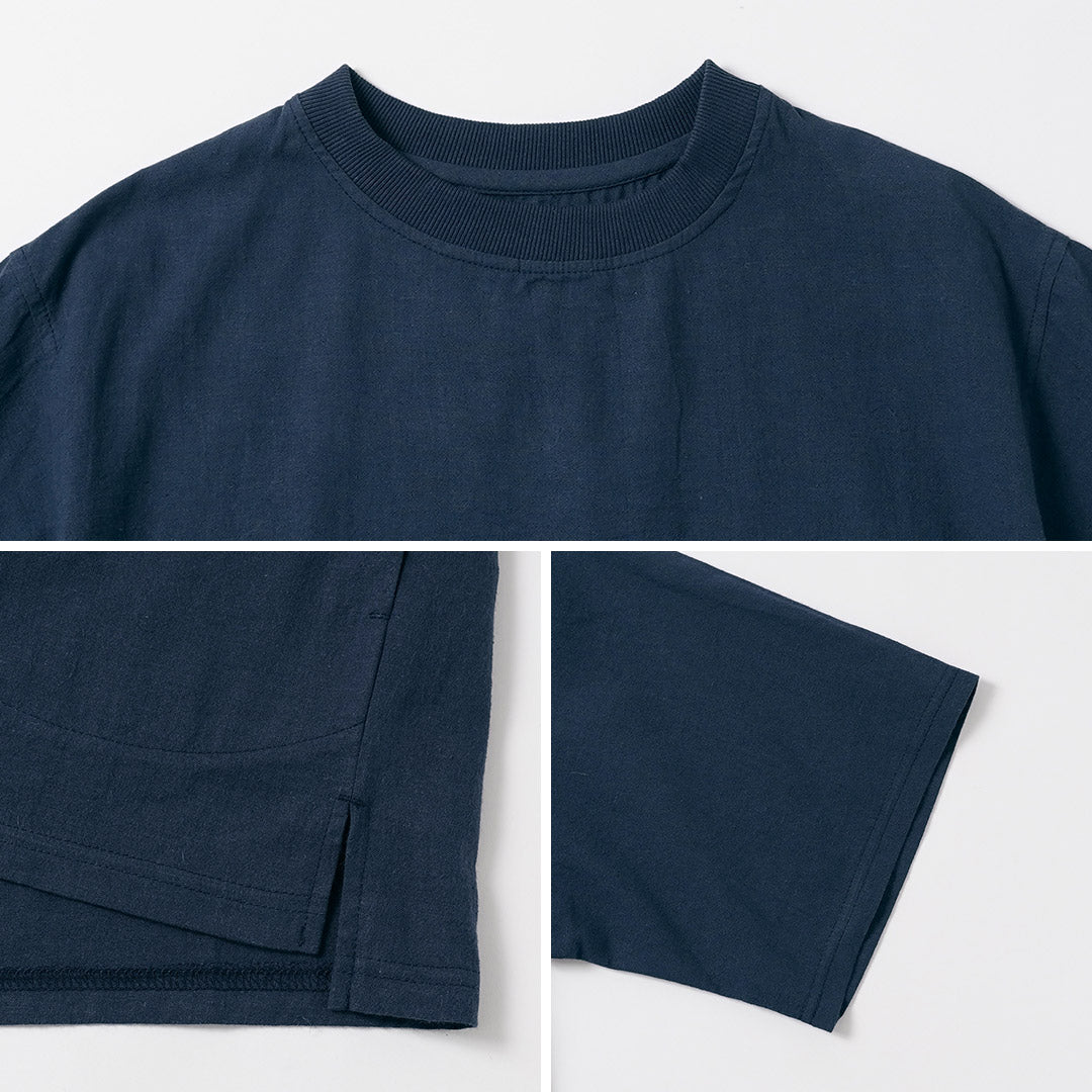 KEMA DESIGNS / Hemp Organic Cotton Woven Pocket T-Shirt