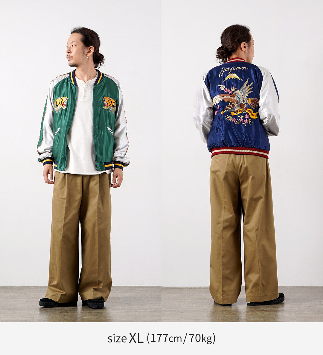 TAILOR TOYO / Veste souvenir en acétate / Tailor Toyo Réversible