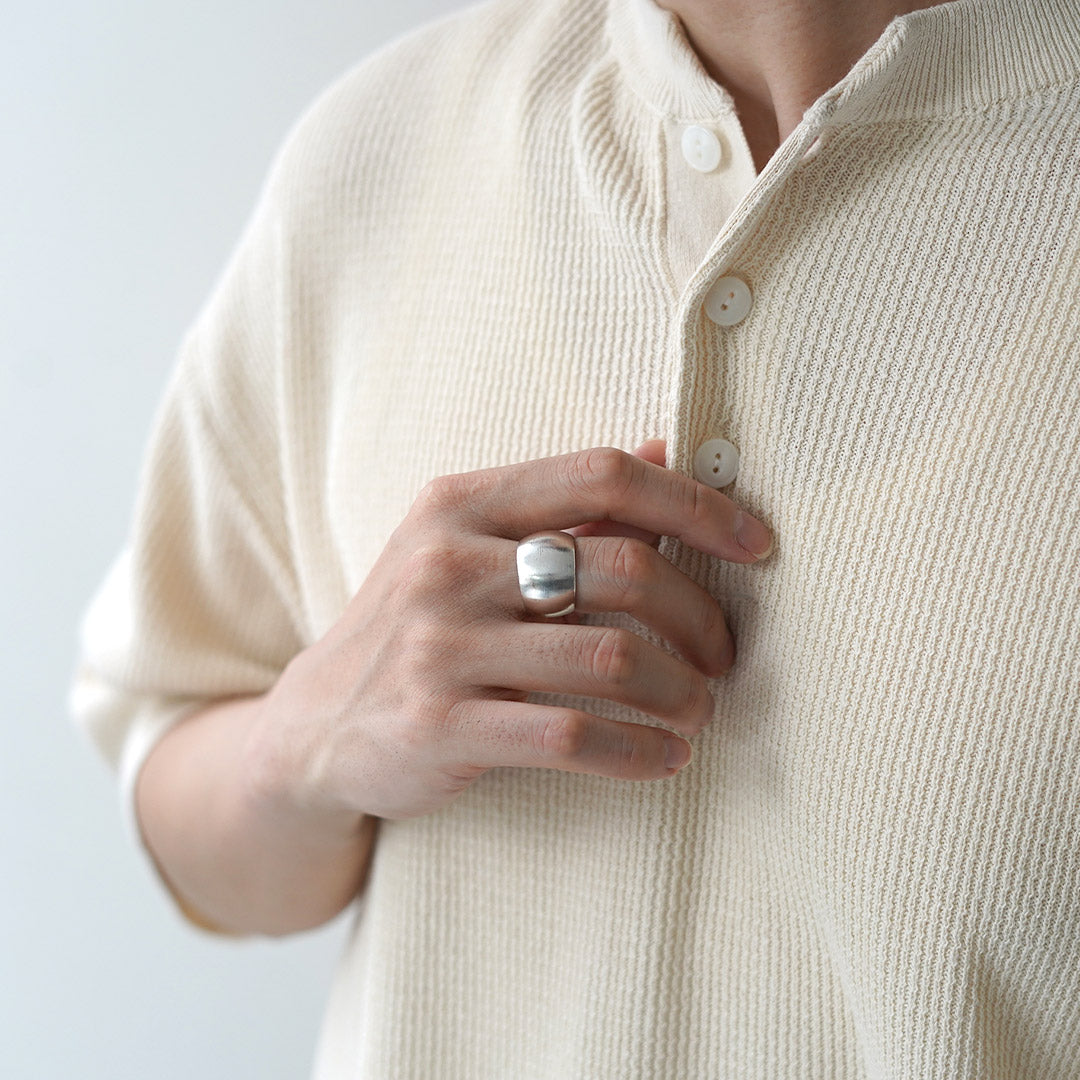 phaduA / Karen Silver Round Ring