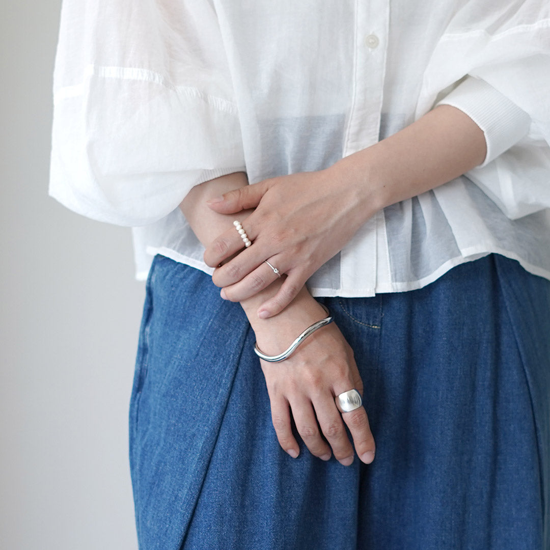 phaduA / Karen Silver Round Ring