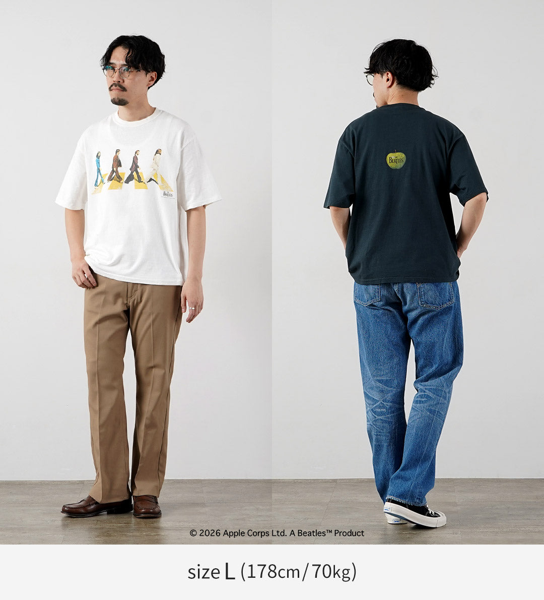 FREE RAGE / The Beatles × FREE RAGE Last Recording Recycled Cotton Short Sleeve T-Shirt