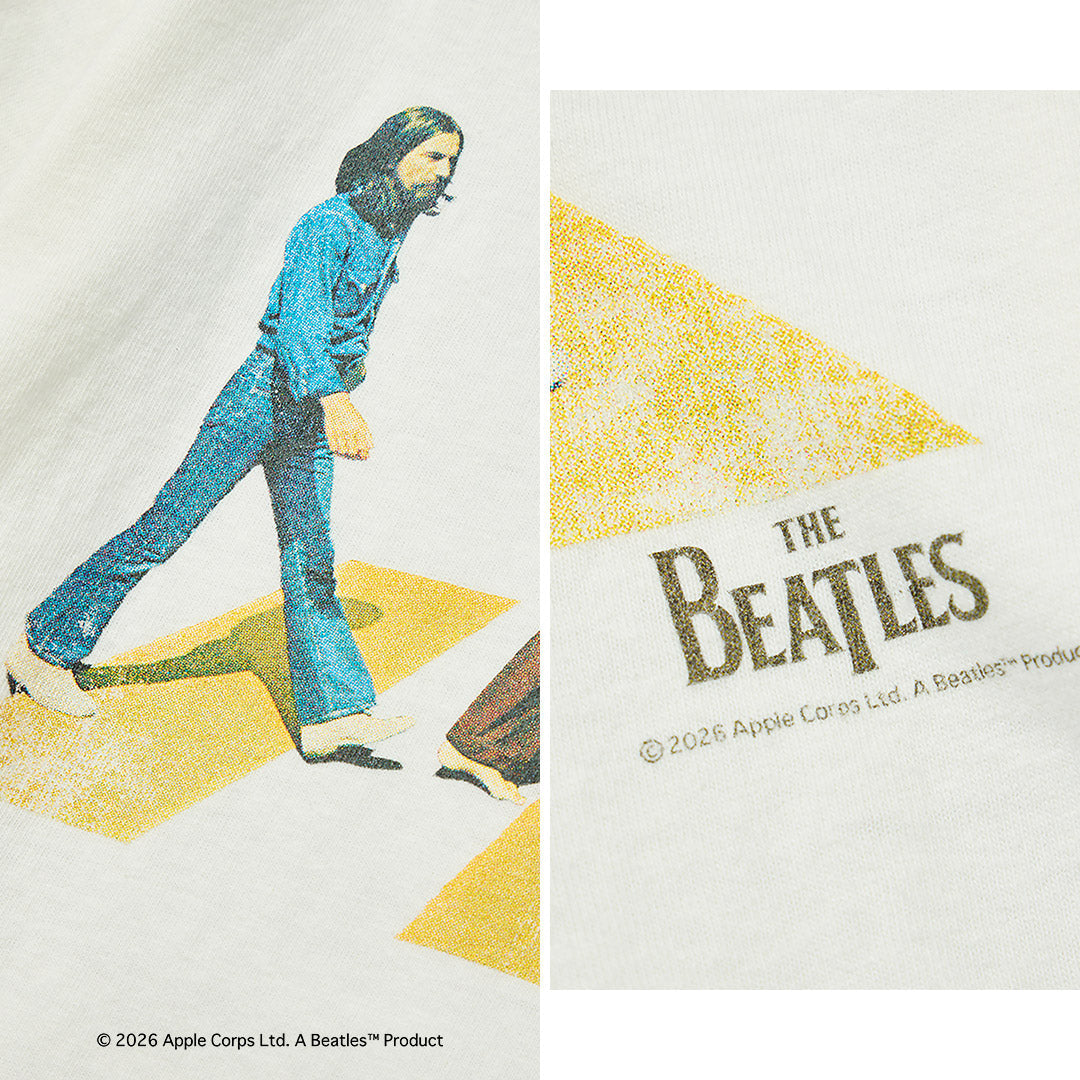 FREE RAGE / The Beatles × FREE RAGE Last Recording Recycled Cotton Short Sleeve T-Shirt