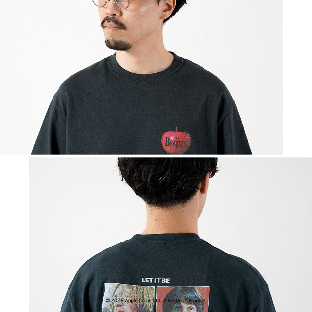 FREE RAGE / The Beatles × FREE RAGE Last Release Recycled Cotton Short Sleeve T-Shirt