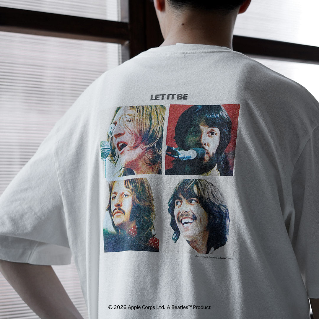 FREE RAGE / The Beatles × FREE RAGE Last Release Recycled Cotton Short Sleeve T-Shirt