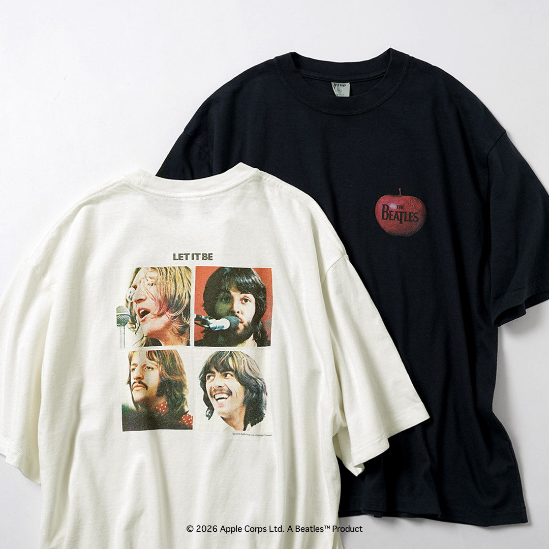 FREE RAGE / The Beatles × FREE RAGE Last Release Recycled Cotton Short Sleeve T-Shirt