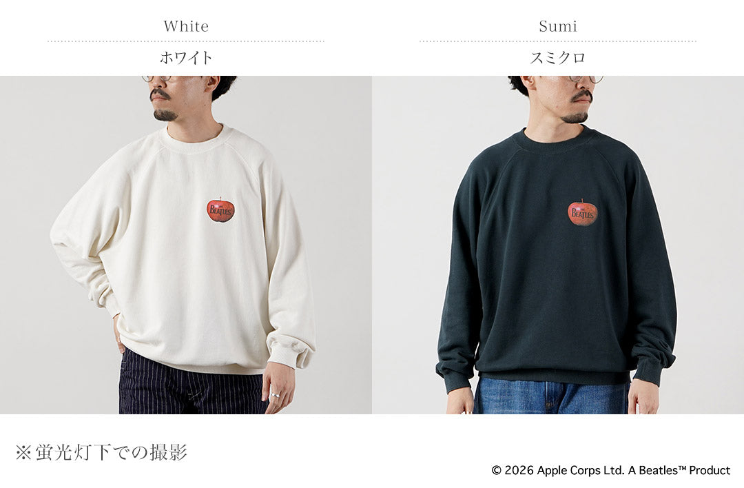 FREE RAGE / The Beatles × FREE RAGE Last Release Raglan Crew Sweatshirt