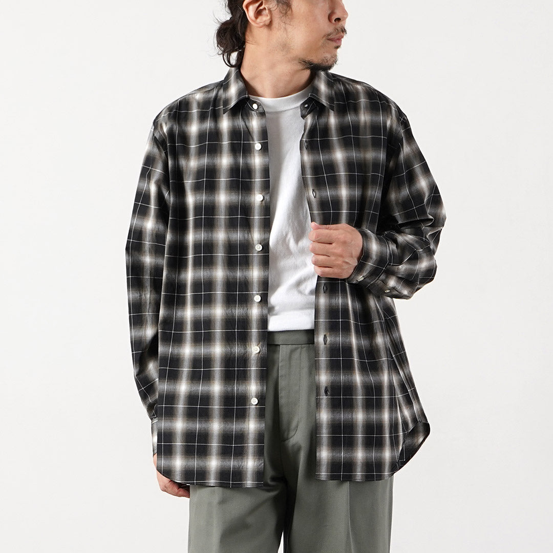 HARROWE HARROWE / Check Regular-Collar Shirt