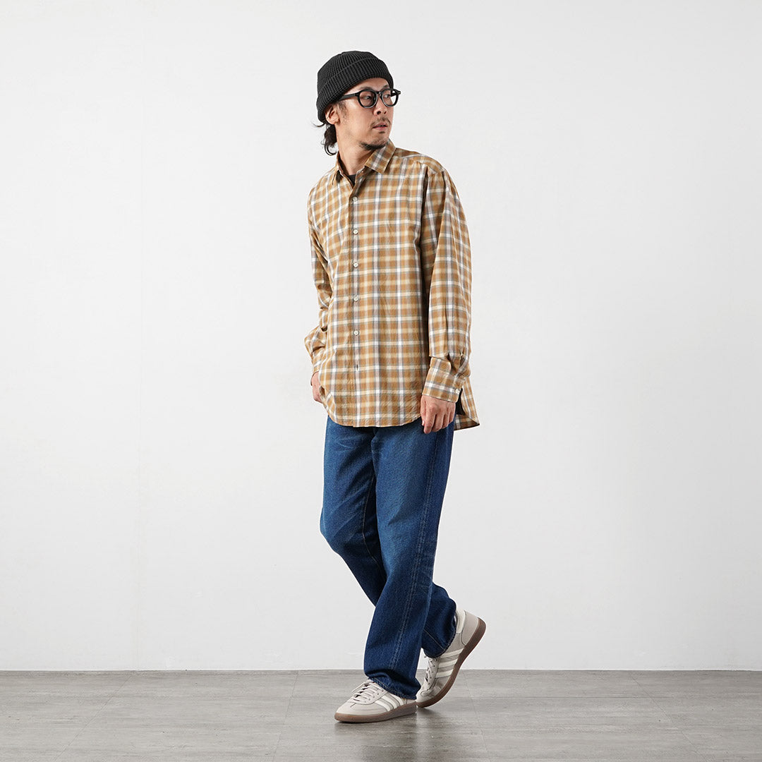 HARROWE HARROWE / Check Regular-Collar Shirt