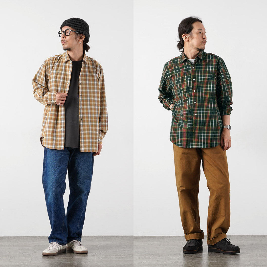 HARROWE HARROWE / Check Regular-Collar Shirt