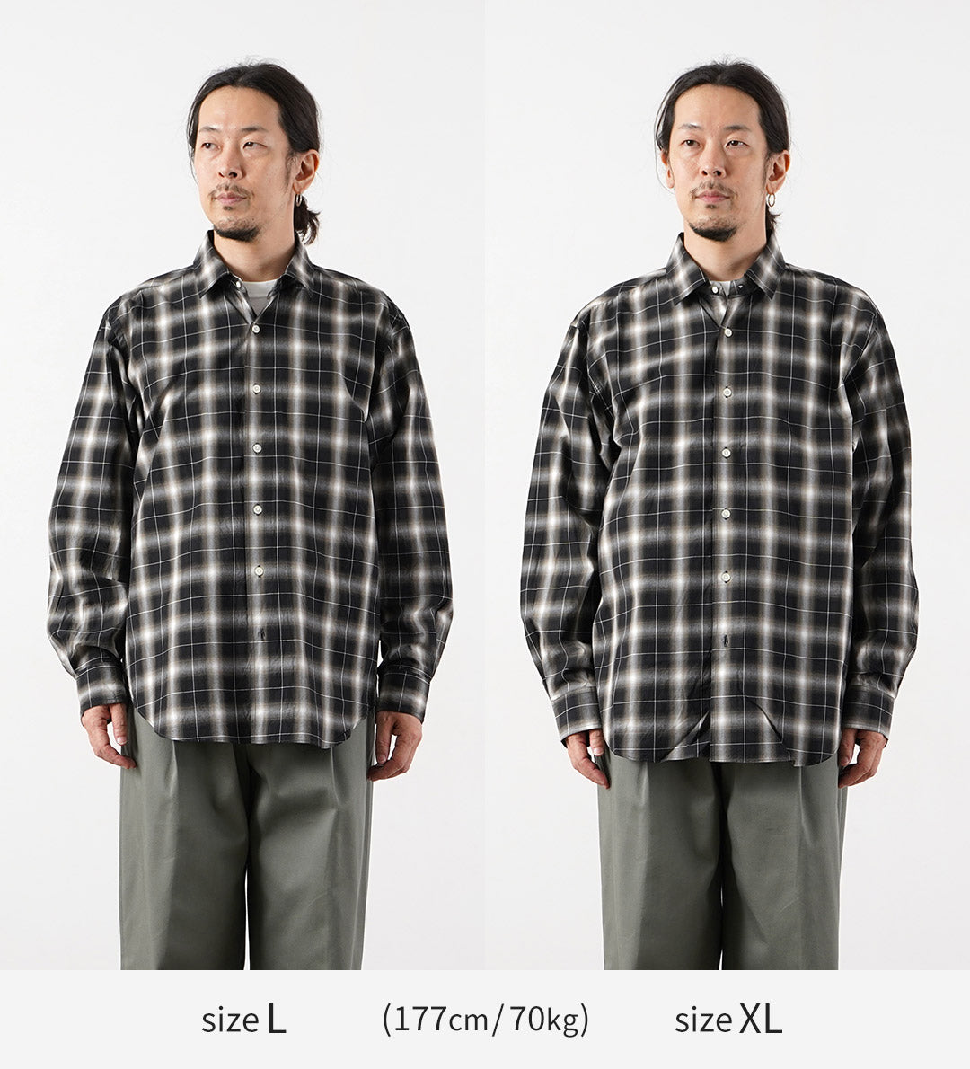 HARROWE HARROWE / Check Regular-Collar Shirt