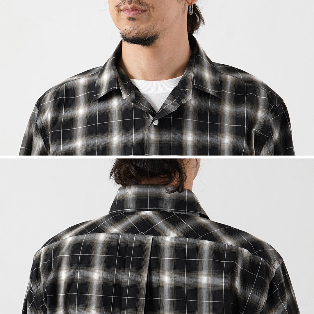 HARROWE HARROWE / Check Regular-Collar Shirt
