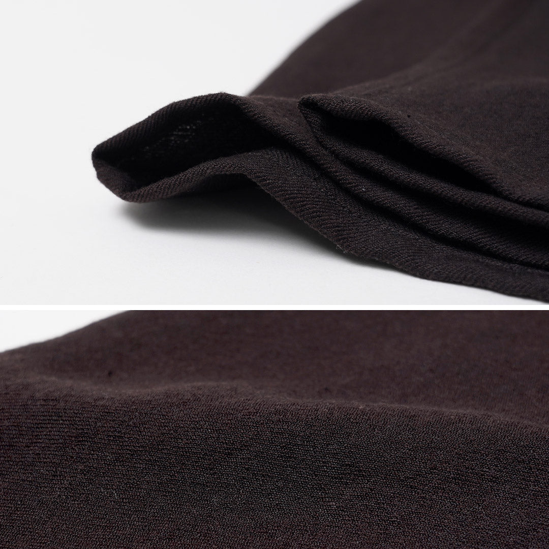 FUJITO / Naun Pantalon Sans Ceinture Laine Lin Serge