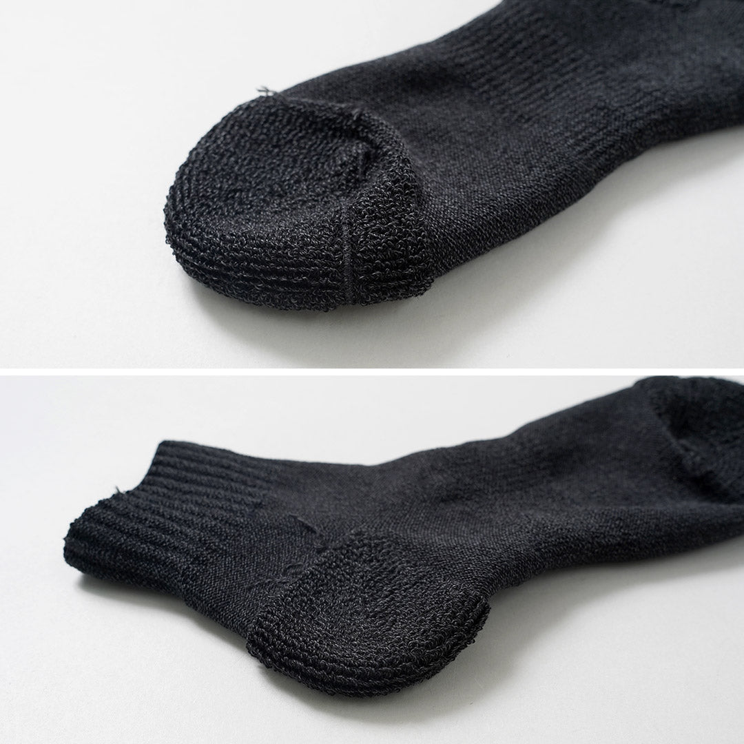 LIFE LONG BY GLEN CLYDE / TS-2 PLUS Cotton × CORDURA Pile Ankle Socks